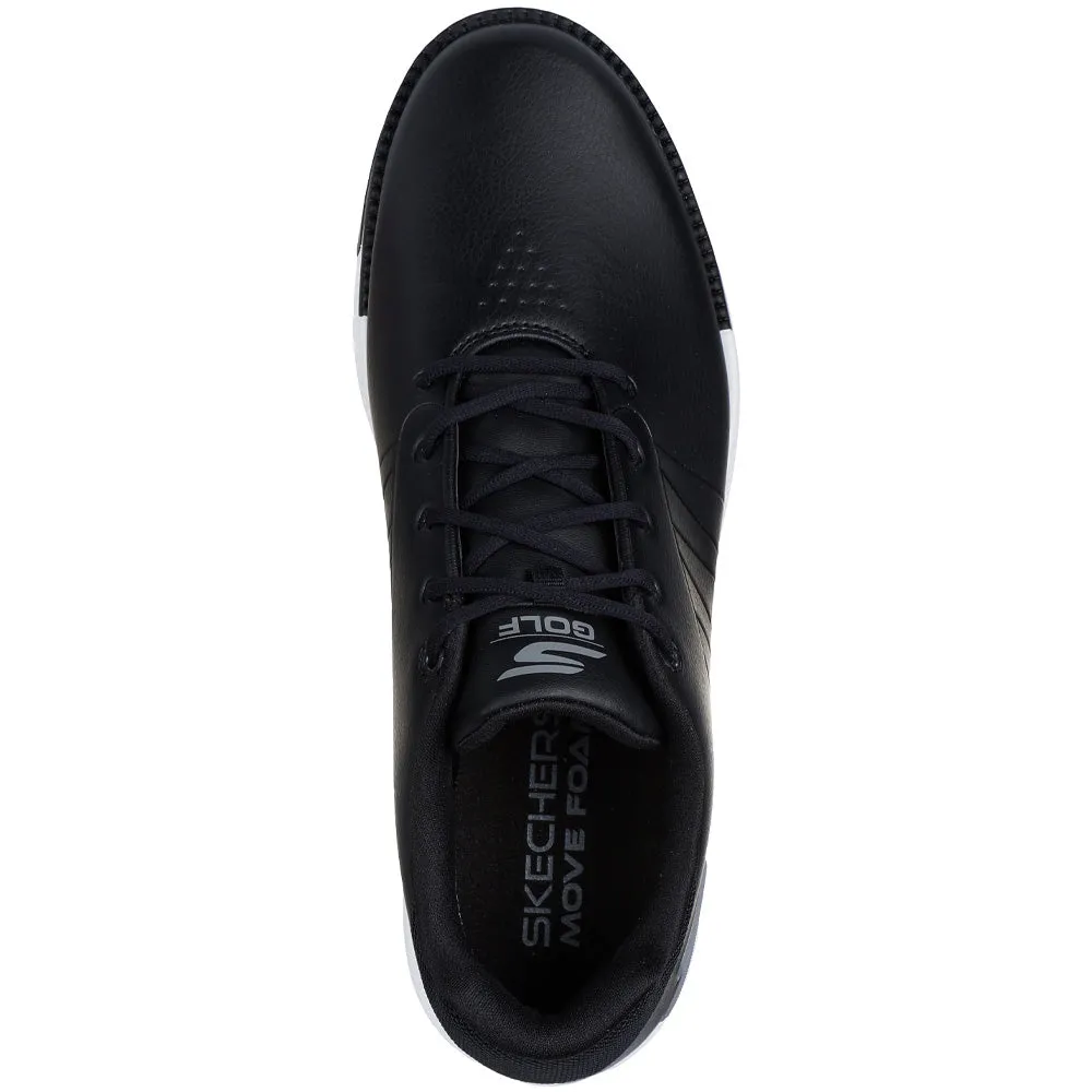 Footwear for the Fearless Not for the Ordinary Skechers Go Golf Tempo Mens Spiked Waterproof Shoes - Black/White