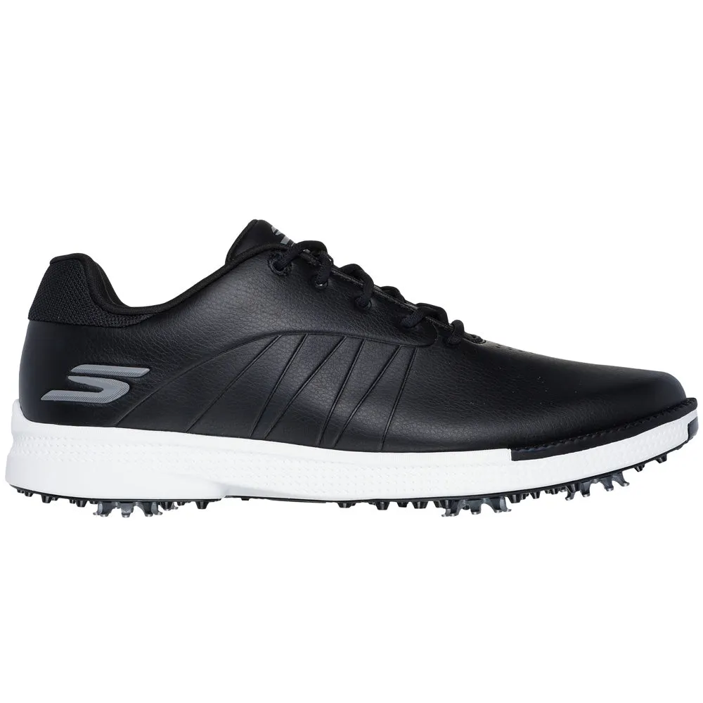 Chase What Moves You All Eyes on You Skechers Go Golf Tempo Mens Spiked Waterproof Shoes - Black/White