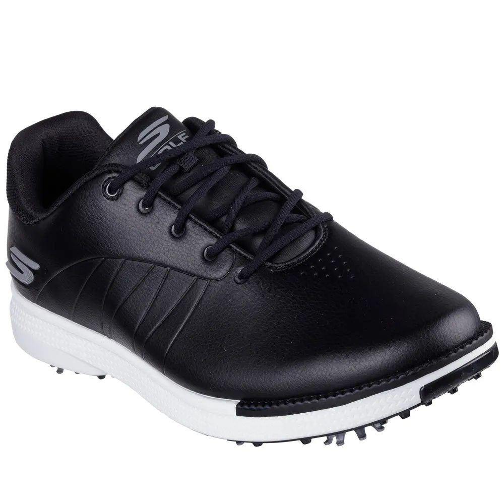 President's Day Sale Skechers Go Golf Tempo Mens Spiked Waterproof Shoes - Black/White