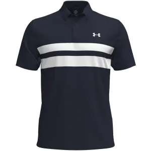 Under Armour Playoff 3.0 Stripe Polo Shirt - Midnight Navy/White Built to Move You