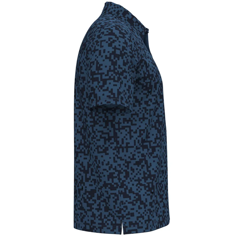 Under Armour T2G Printed Polo Shirt - Midnight Navy/Blue Atlantis/White Great Value