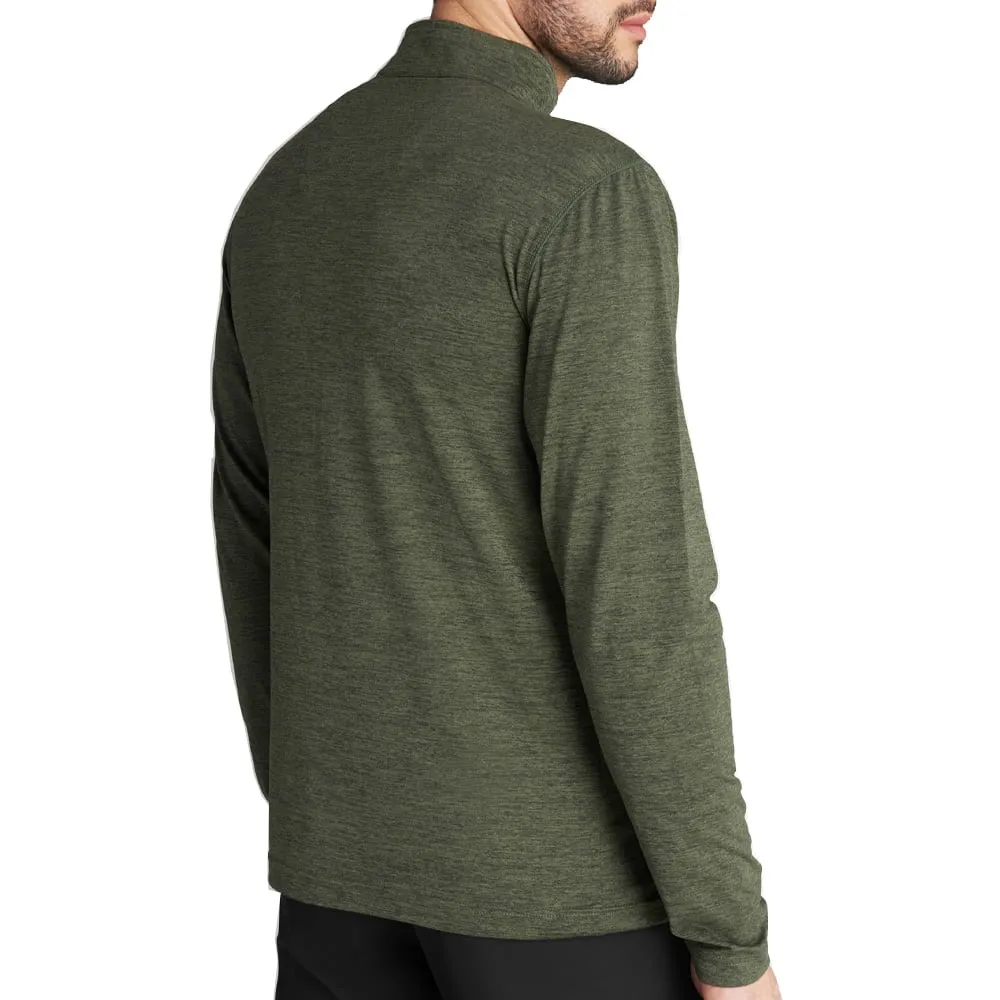 Limited Time Offer Fuel Your Fire Calvin Klein Newport 1/2 Zip Pullover - Olive Green Marl