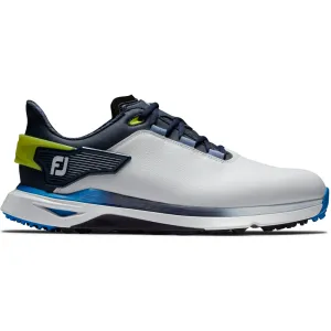Footjoy Pro Slx Spikeless Waterproof Shoes - White/Navy/Blue Father's Day Sale