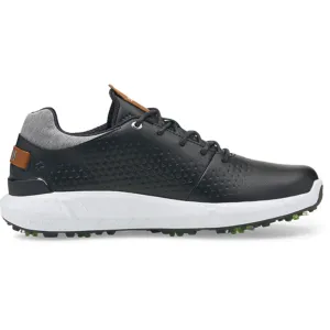 Puma Ignite Articulate Leather Spiked Waterproof Shoes - Black/Silver Made to Move