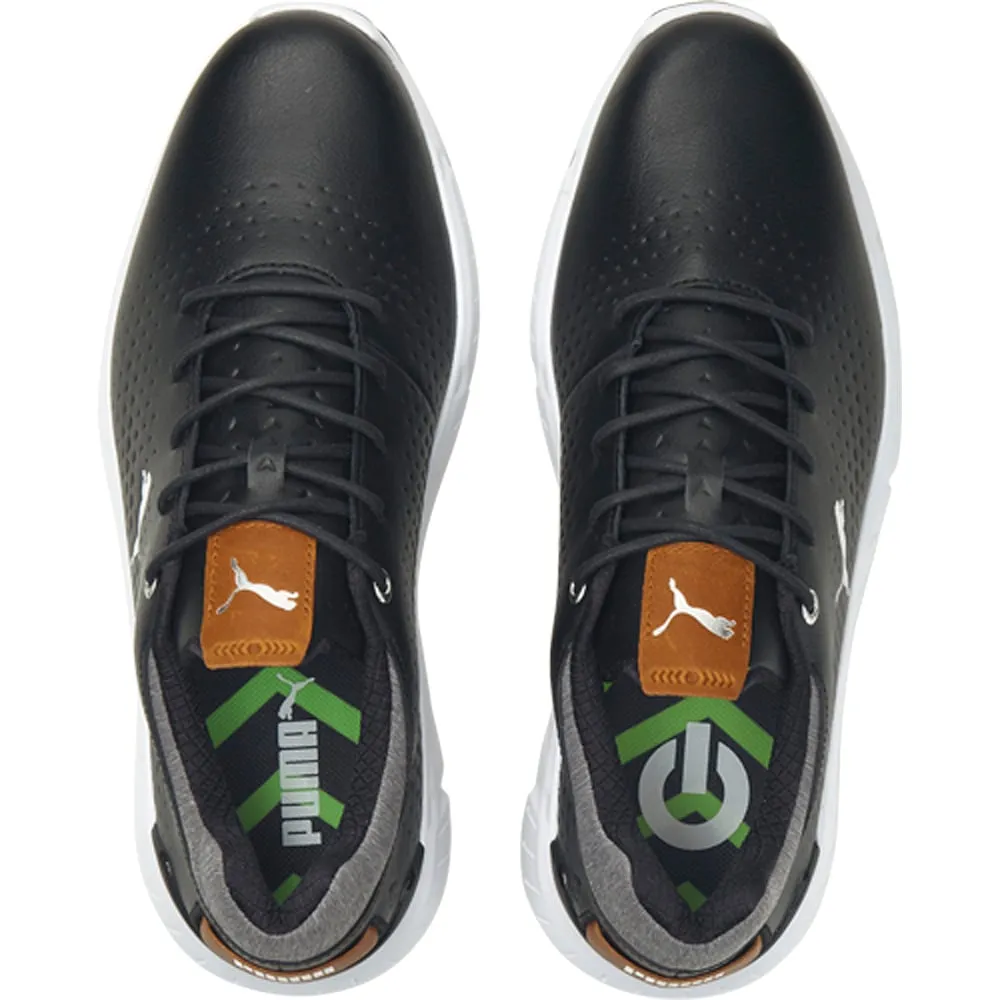 Black Friday Offer Big Savings Puma Ignite Articulate Leather Spiked Waterproof Shoes - Black/Silver