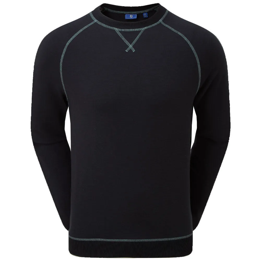 Engineered for Speed Move Like You Mean It Footjoy French Terry Crew Neck Sweater - Heather Navy