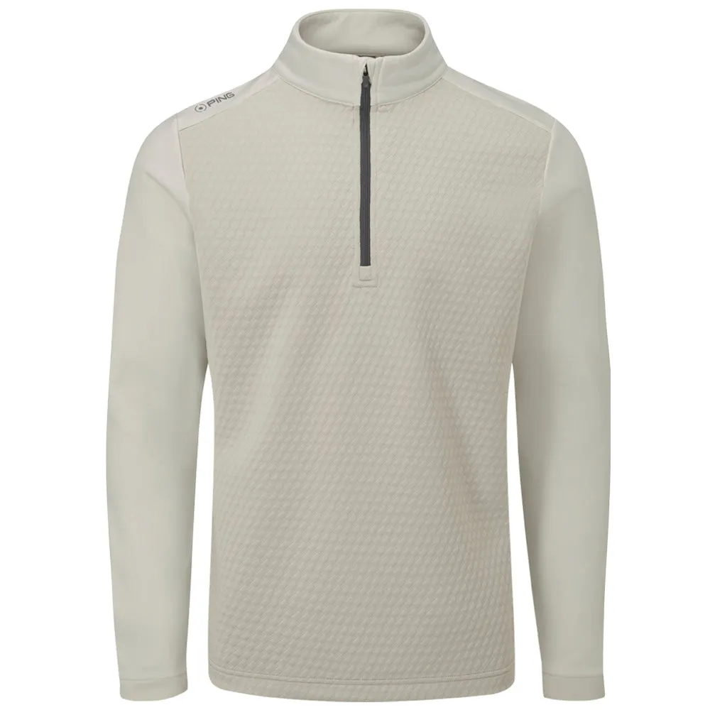 President's Day Sale Ping Nolan 1/4 Zip Pullover - Willow/Egret