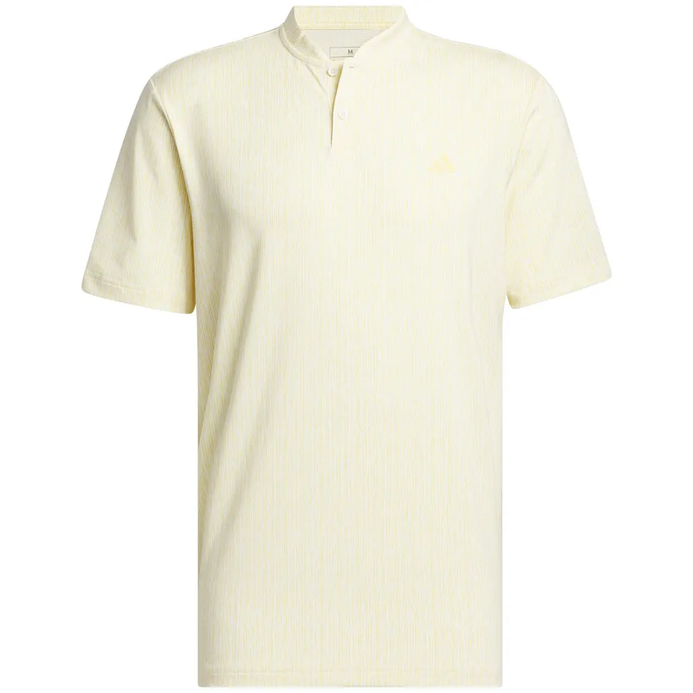 Adidas Sport Stripe Polo Shirt - Ivory/Semi Spark Walk with Purpose
