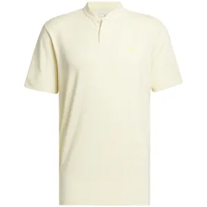 Adidas Sport Stripe Polo Shirt - Ivory/Semi Spark Walk with Purpose