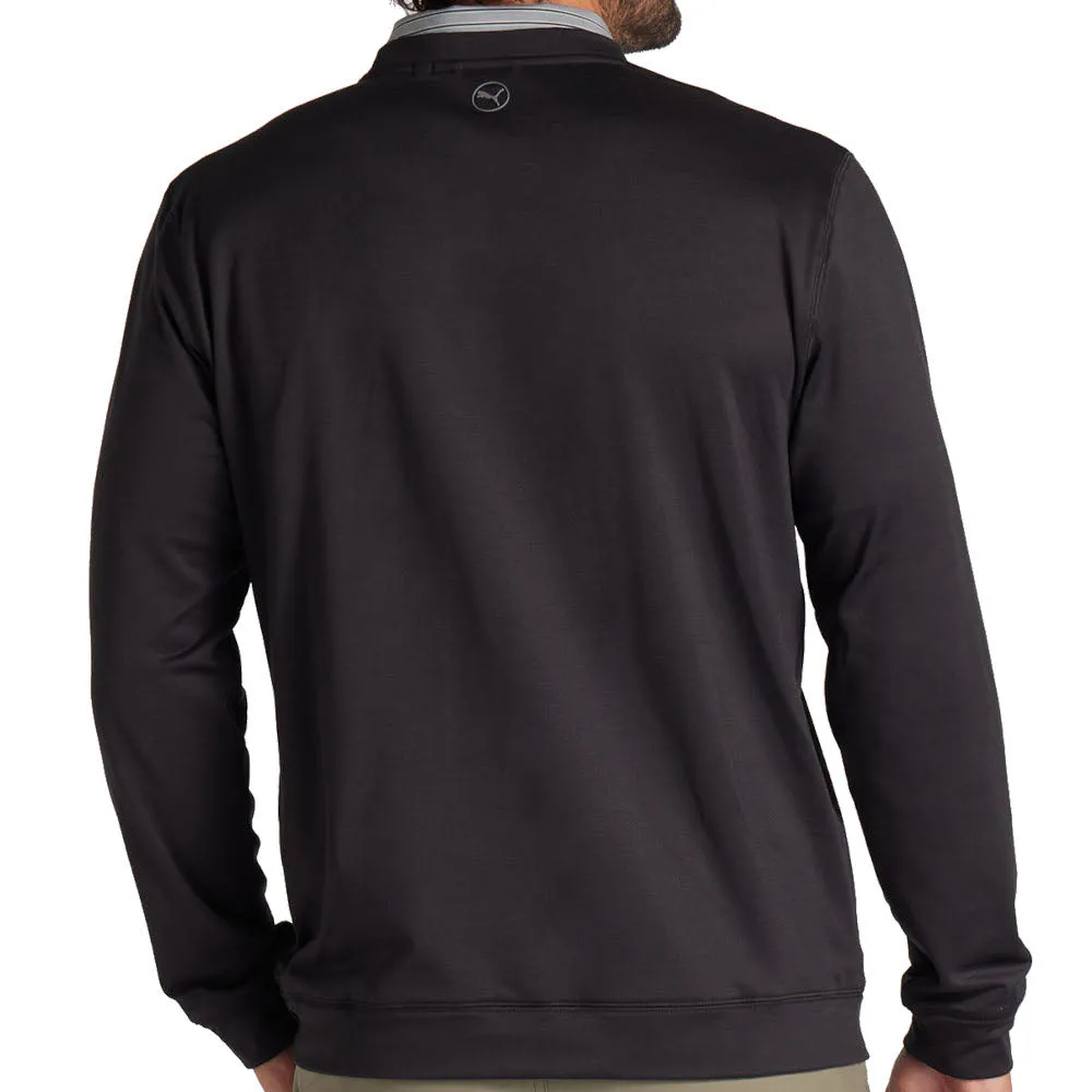 Exclusive Deal Puma Cloudspun Patch Crewneck Sweater - Black Heather