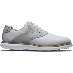 Footjoy Traditions Spiked Shoes - White/Grey/White Halloween Sale