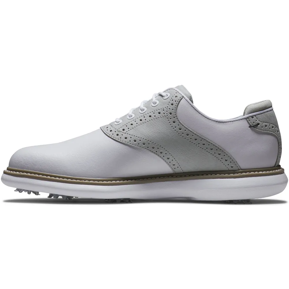 Own the Streets Footjoy Traditions Spiked Shoes - White/Grey/White