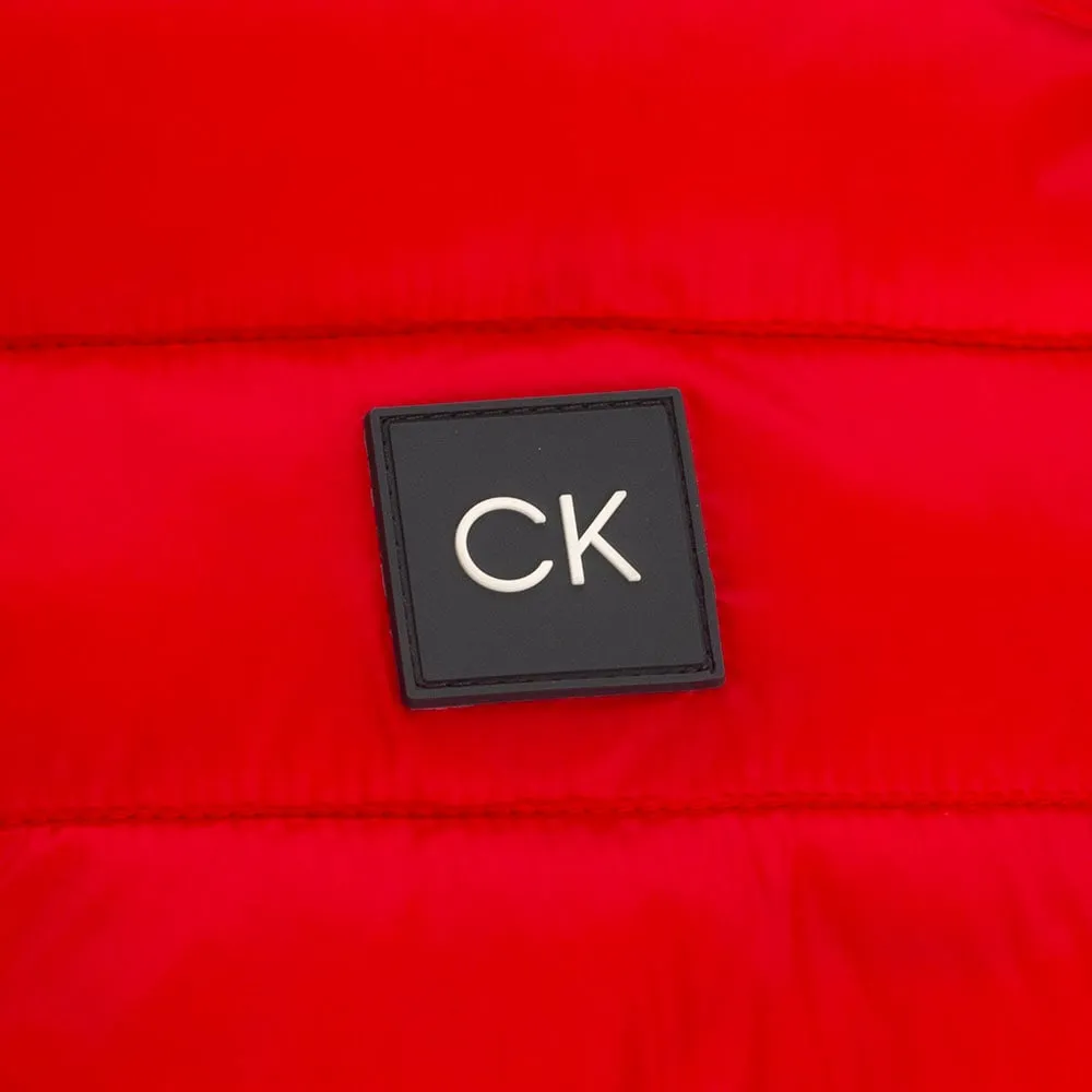 Calvin Klein Dynamo Tech Knit Jacket - Urban/Cardinal Red Built to Move You