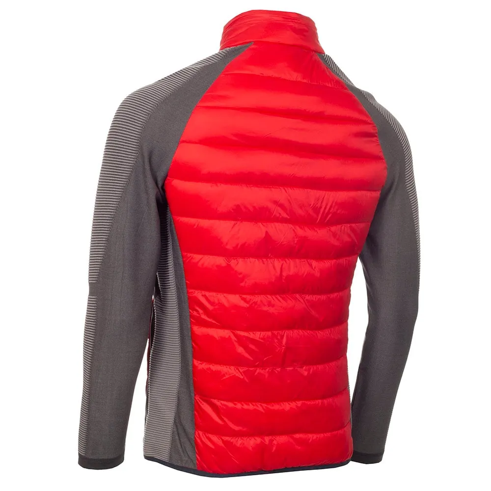 Calvin Klein Dynamo Tech Knit Jacket - Urban/Cardinal Red Style Meets Power Dress from the Feet Up