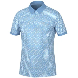 Economical All Eyes on You Galvin Green Melvin Polo Shirt - Alaskan Blue/White