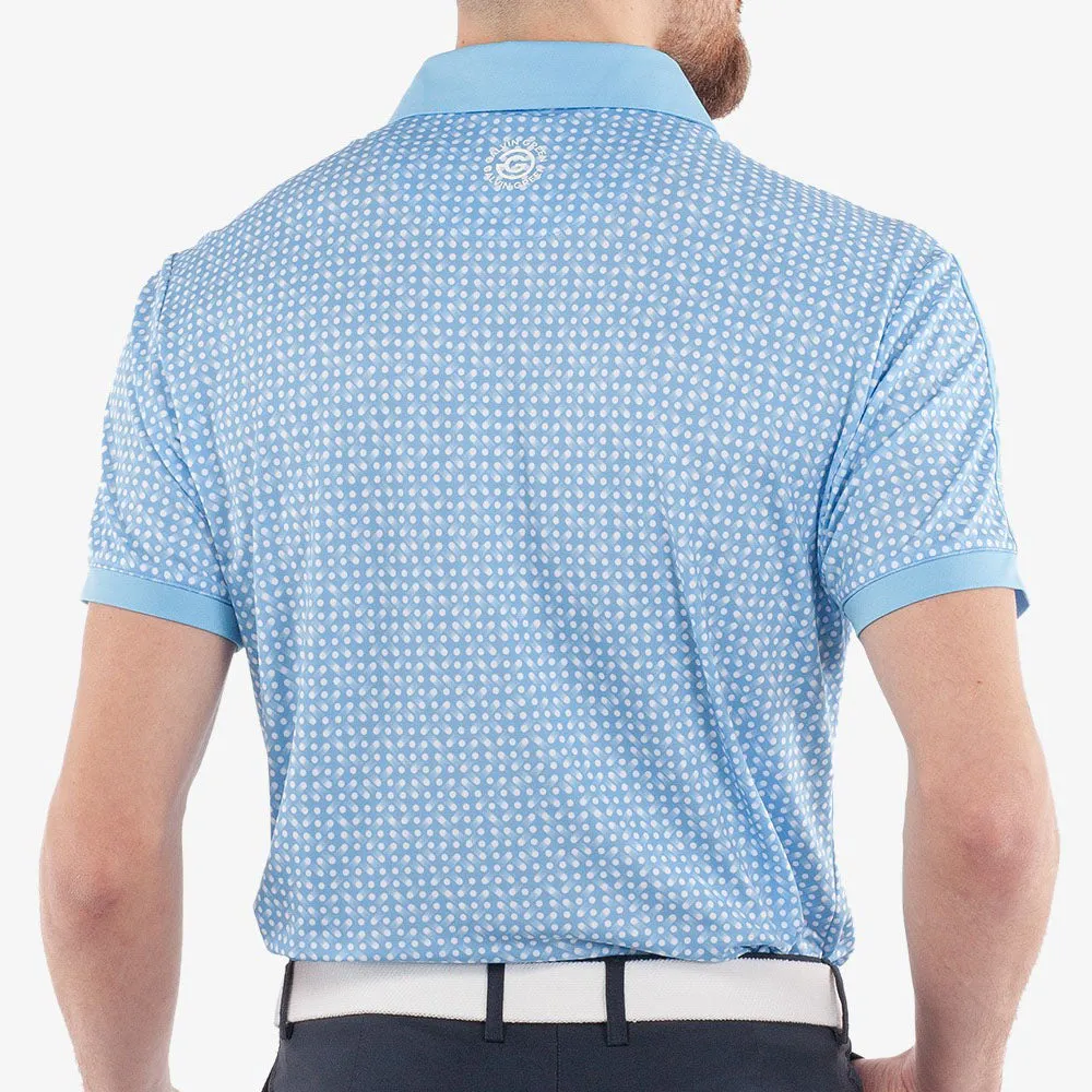 Galvin Green Melvin Polo Shirt - Alaskan Blue/White Not for the Ordinary