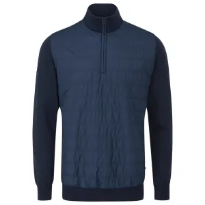 Move Beyond Ordinary Ping Connell 1/4 Zip Pullover - Navy
