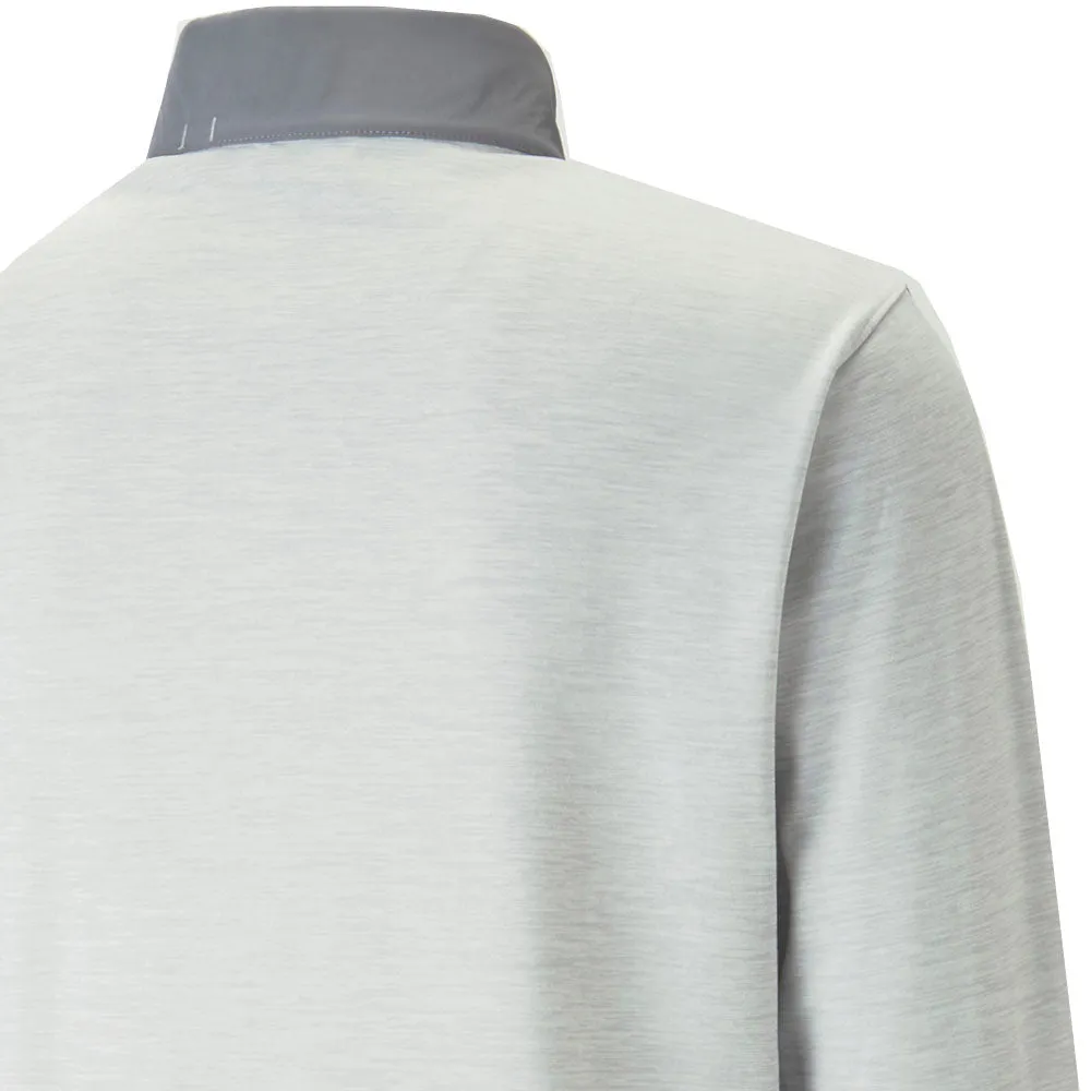 Christmas Eve Sale Not for the Ordinary Puma Cloudspun Colour Block 1/4 Zip Pullover - Quiet Shade/High Rise Heather