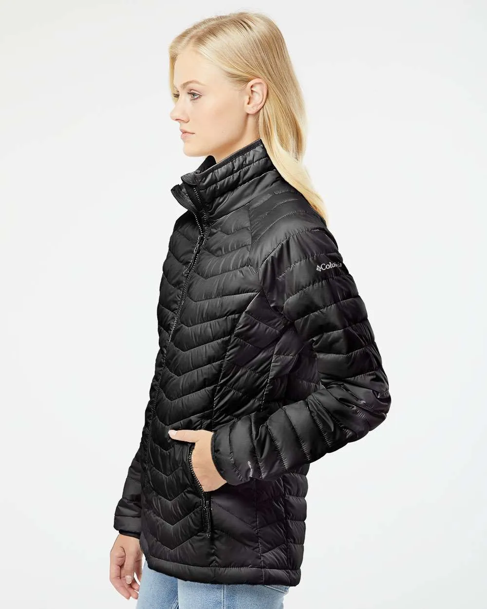 Not for the Ordinary Columbia - Women'S Powder Lite Ii Jacket (Sleeve Logo)