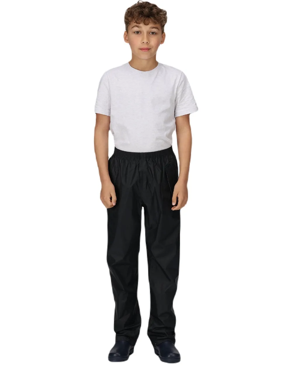 Regatta Kids Pro Stormbreak Waterproof Overtrousers Durable Work Trousers