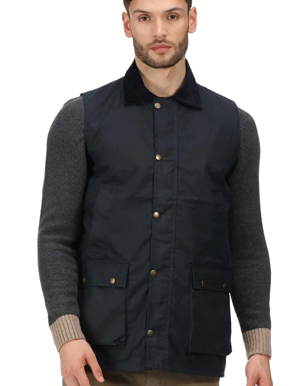 Regatta Mens Banbury Wax Bodywarmer Cotton T-Shirts Men