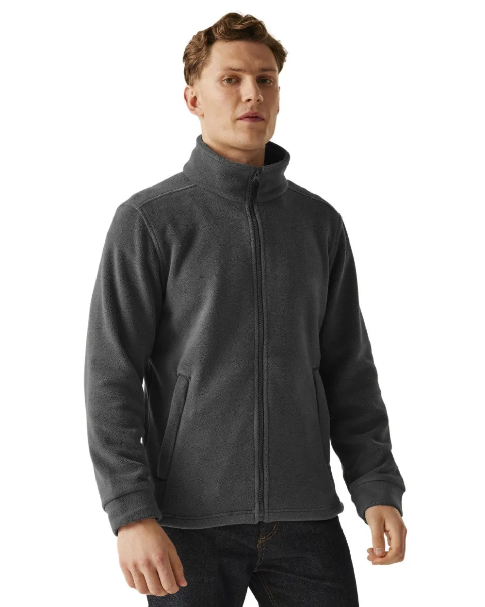 Regatta Mens Classic Full Zip Fleece Men's Farming Jackets
