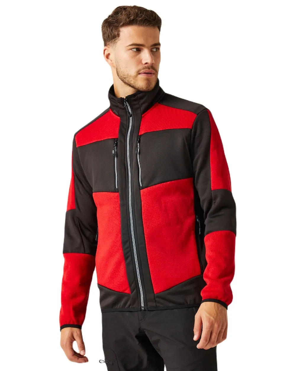 Regatta Mens E-Volve Stretch Midlayer Jacket Workwear Fleece Jackets