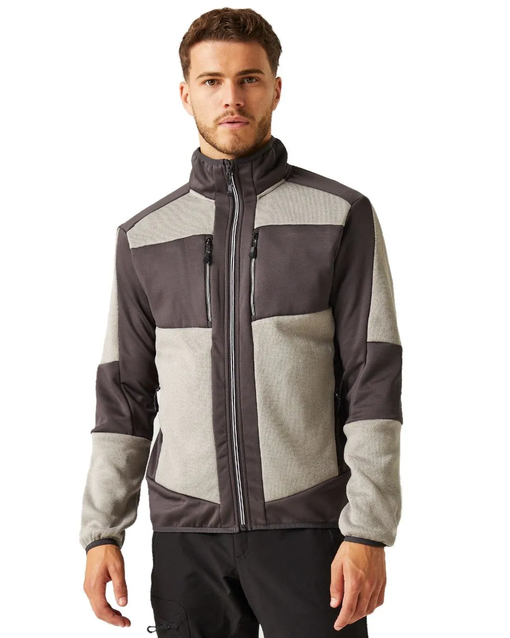 Regatta Mens E-Volve Stretch Midlayer Jacket Workwear Fleece Jackets