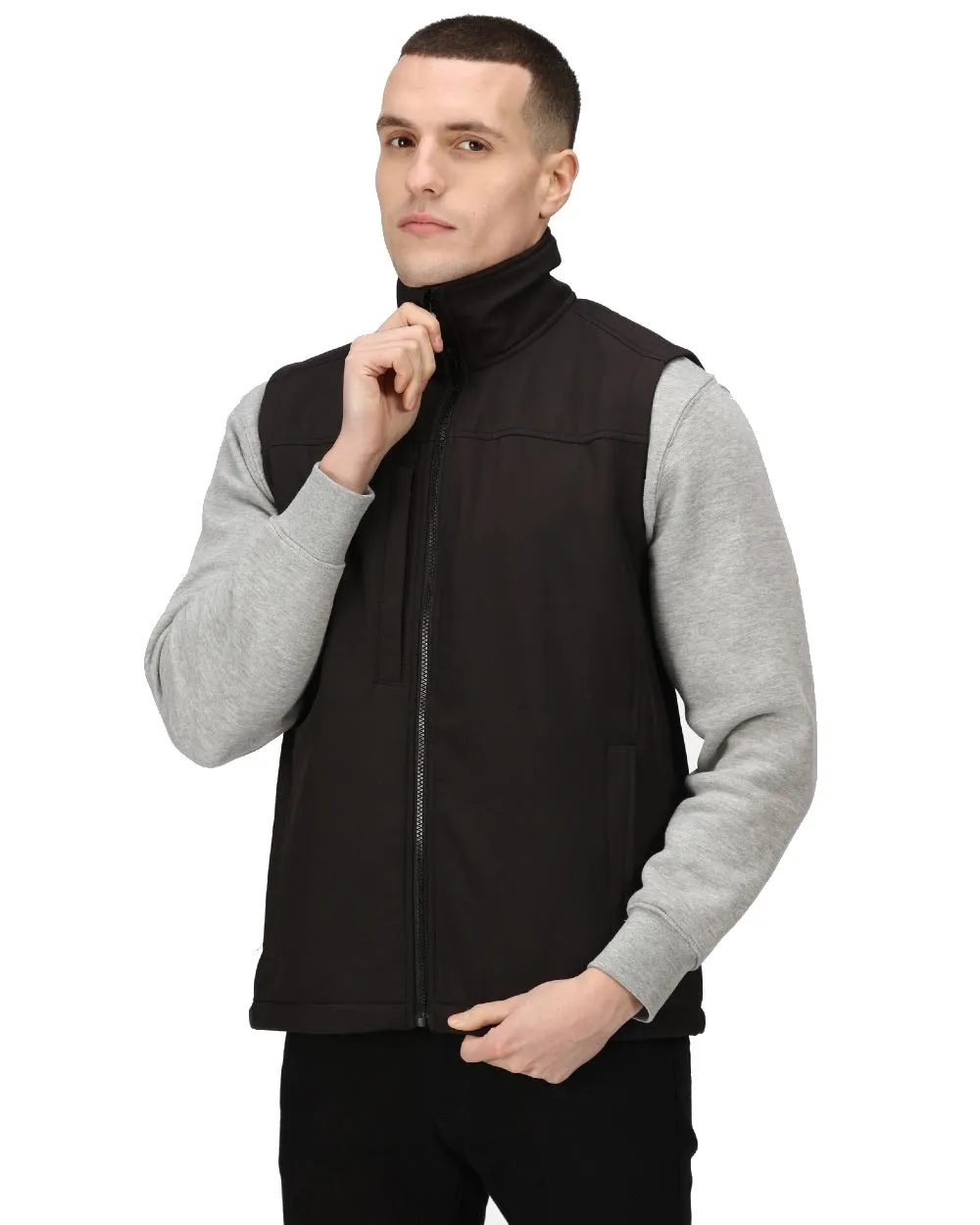 Regatta Mens Flux Softshell Bodywarmer Long Sleeve Cotton Shirts