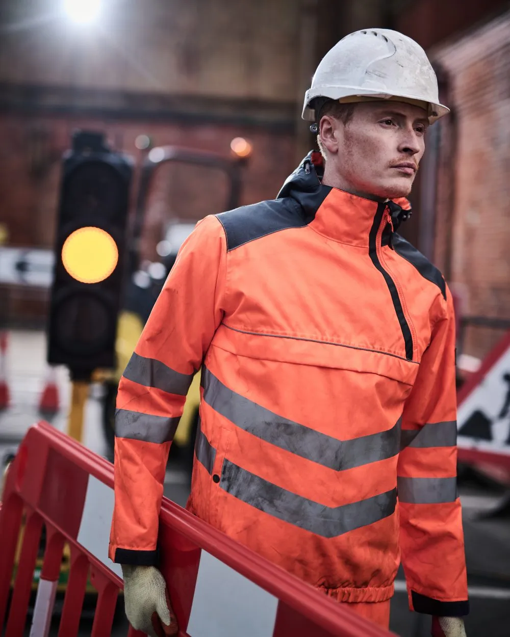 Regatta Mens Hi-Vis Waterproof Reflective Overhead Bomber Jacket Men's Jackets and Coats