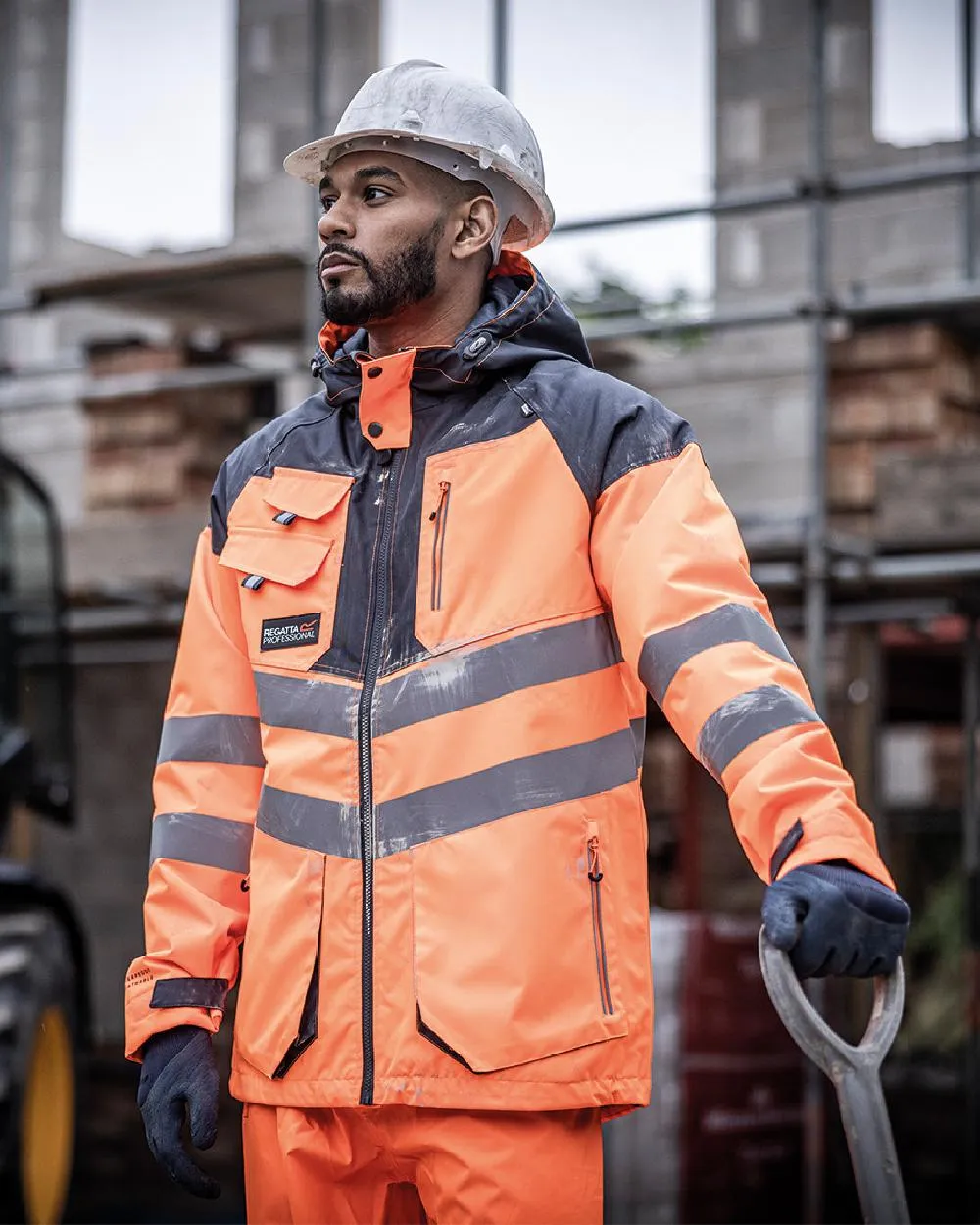 Regatta Mens Hi-Vis Waterproof Reflective Parka Jacket Men's Waterproof Jackets
