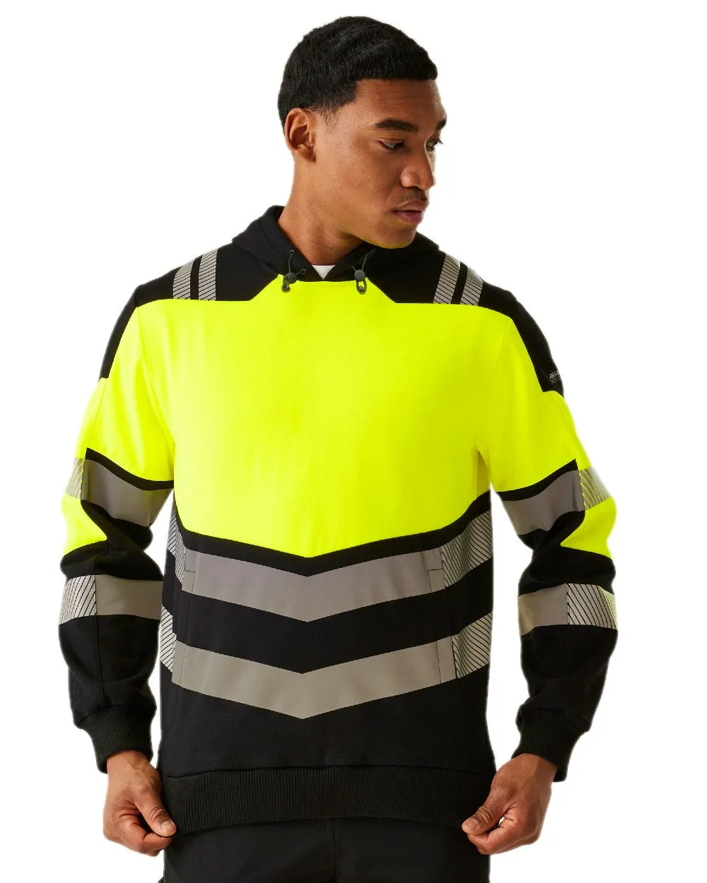 Regatta Mens Hi-Vis X-Pro Hoodie Class 2 Hooded Sweatshirts Men