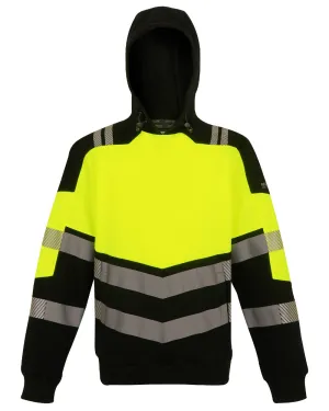 Regatta Mens Hi-Vis X-Pro Hoodie Class 2 Heavyweight Hoodie Jackets