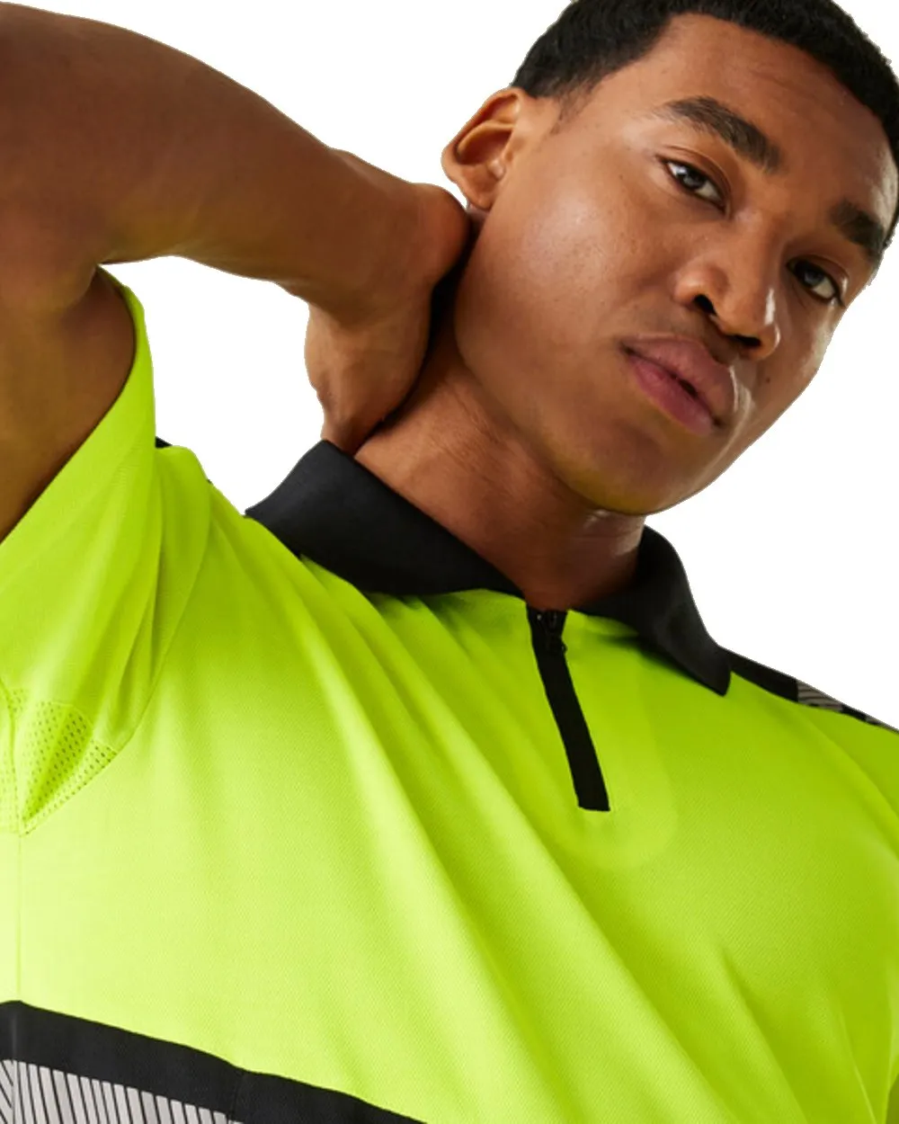 Regatta Mens Hi-Vis X-Pro Polo Class 1 Workwear Button Shirts