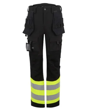 Regatta Mens Hi-Vis X-Pro Stretch Holster Trousers Class 1 Regatta Softshell Jackets