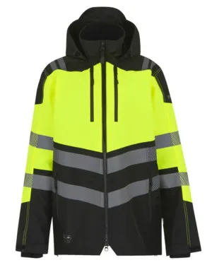 Regatta Mens Hi-Vis X-Pro Waterproof Shell Jacket Class 2 Dog Walking Windbreakers