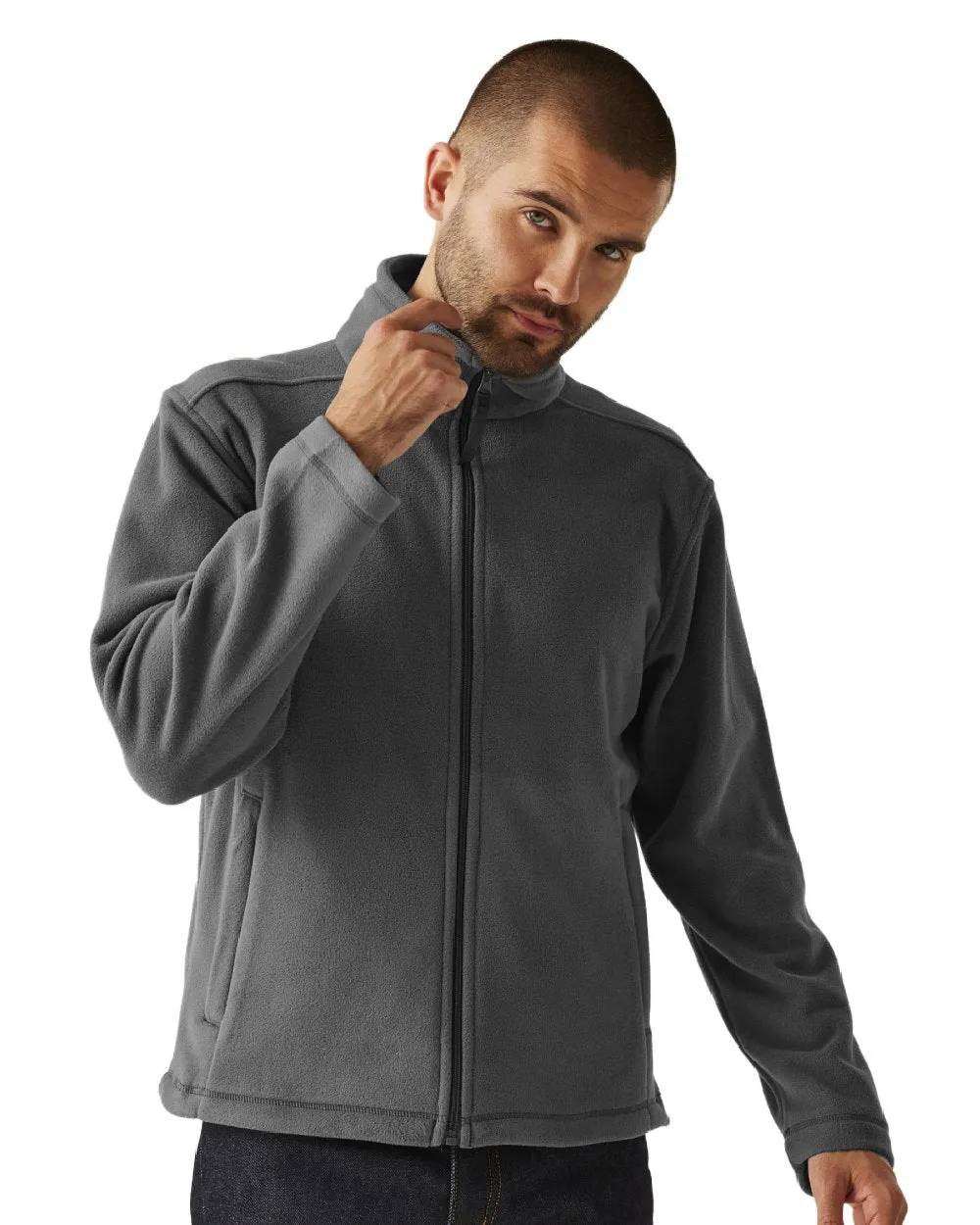Regatta Mens Micro Lightweight Full Zip Fleece Men's Jackets and Coats