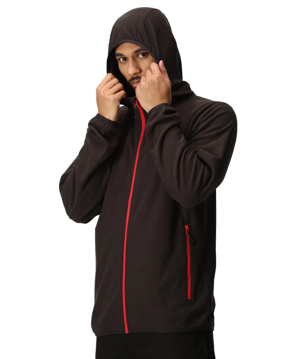Regatta Mens Navigate Full Zip Fleece Jacket Hooded Sweatshirts Men