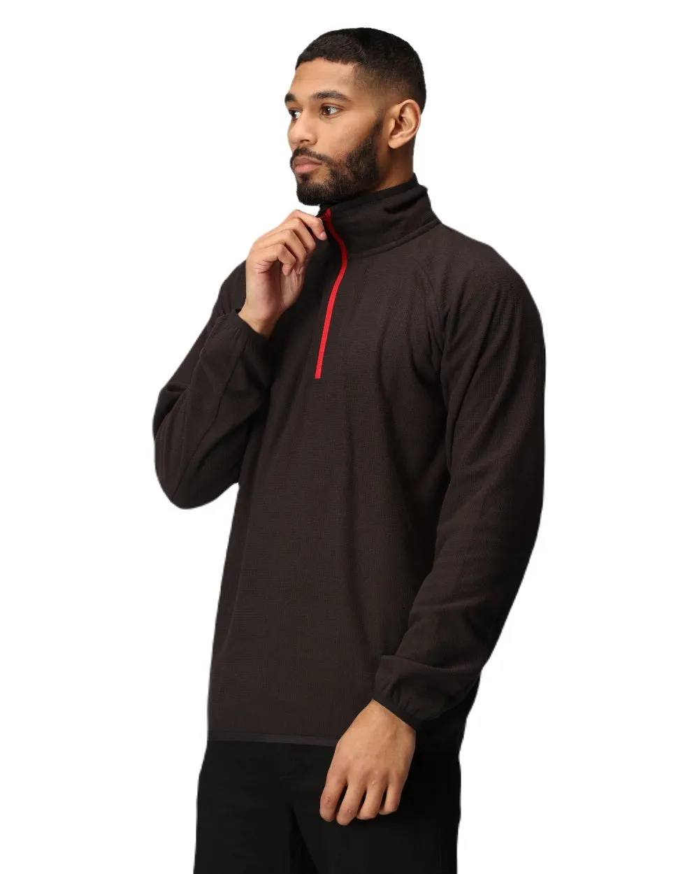 Regatta Mens Navigate Half-Zip Fleece Winter Flannel Shirts