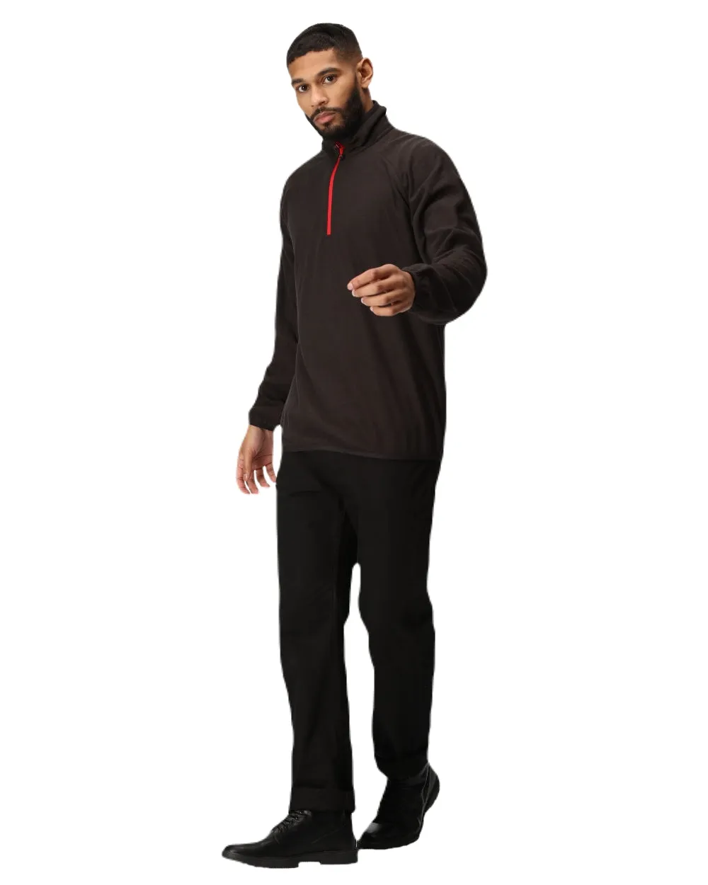Regatta Mens Navigate Half-Zip Fleece Winter Flannel Shirts