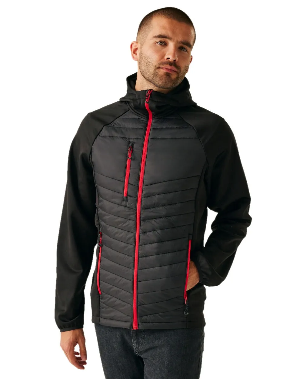 Regatta Mens Navigate Hybrid Jacket Hiking Waterproof Jackets