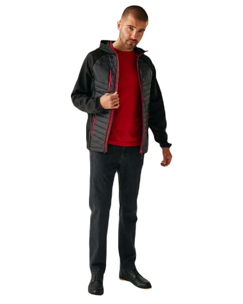 Regatta Mens Navigate Hybrid Jacket Hiking Waterproof Jackets