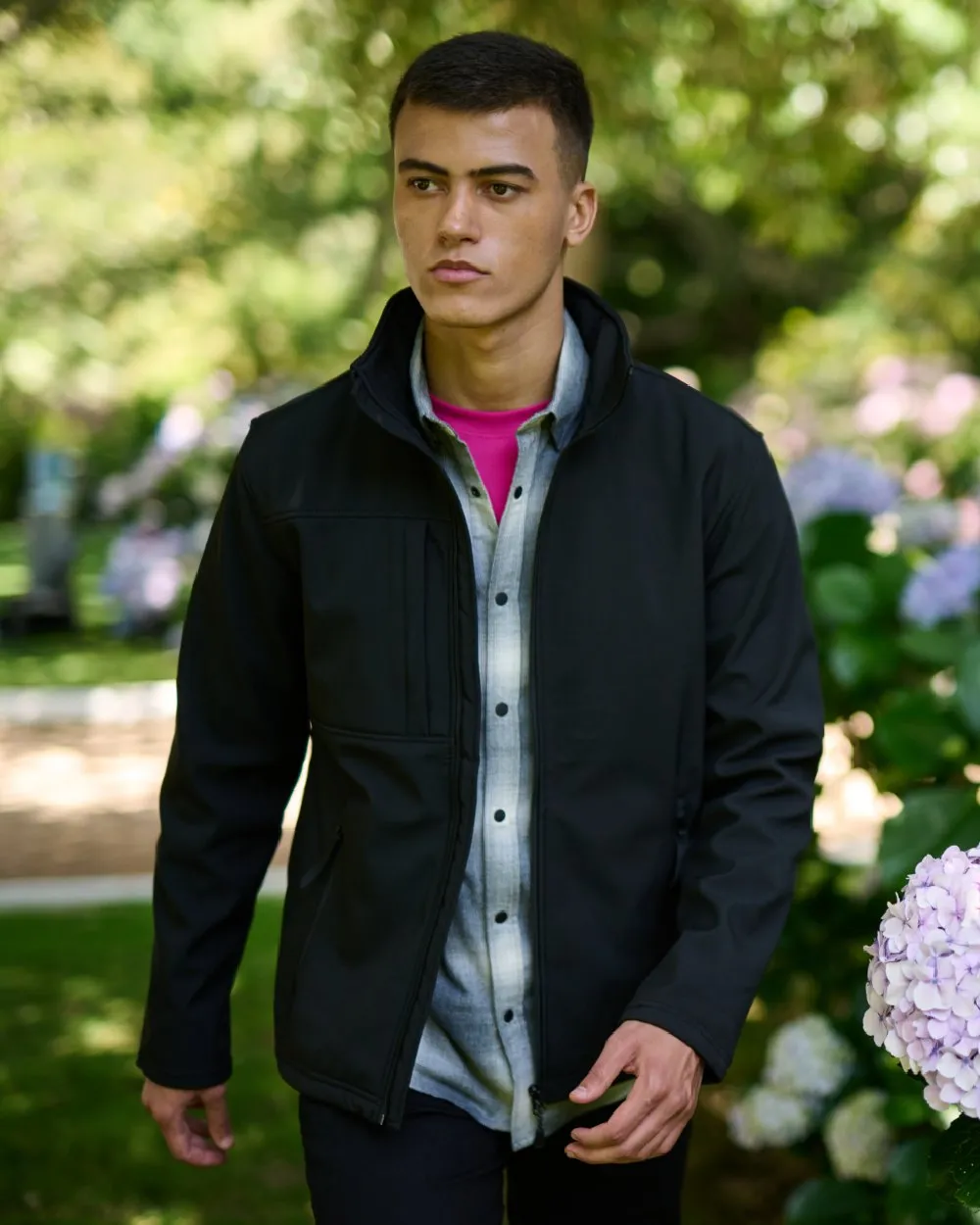 Regatta Mens Octagon II Printable 3 Layer Membrane Softshell Jacket Men's Jackets and Coats
