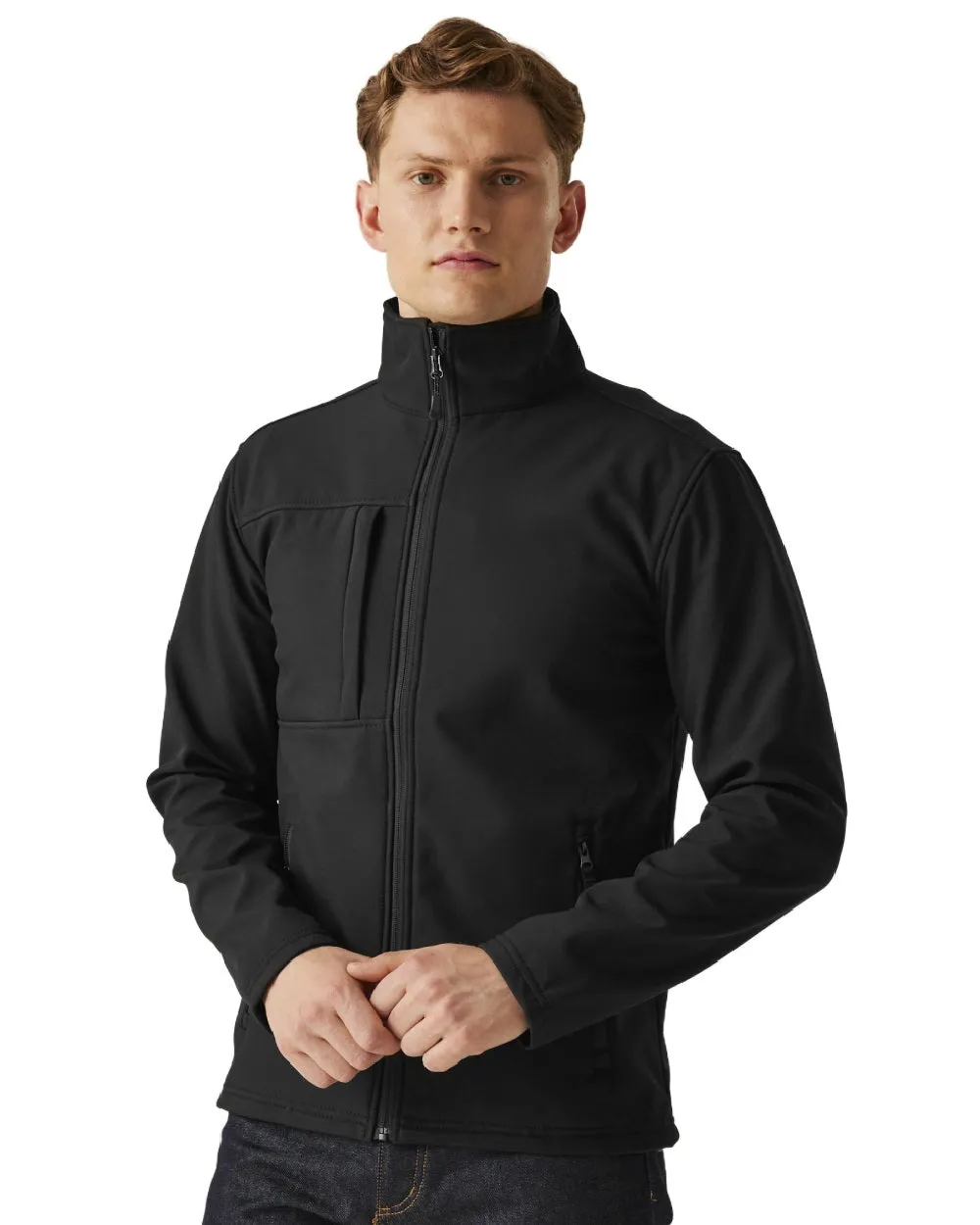 Regatta Mens Octagon II Printable 3 Layer Membrane Softshell Jacket Men's Jackets and Coats