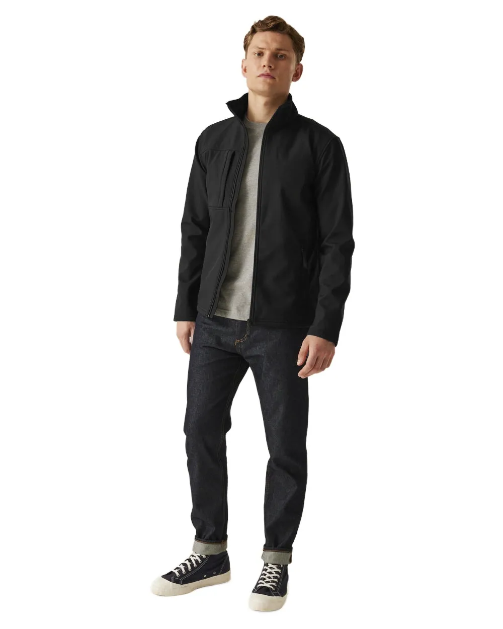 Regatta Mens Octagon II Printable 3 Layer Membrane Softshell Jacket Men's Jackets and Coats