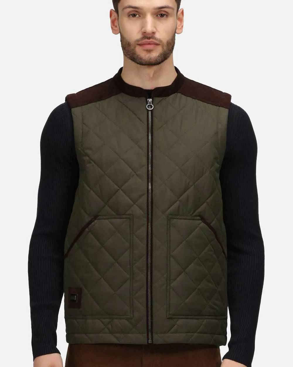 Regatta Moreton Quilted Gilet Tartan Plaid Shirts Men