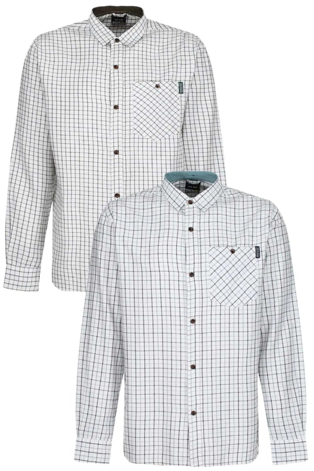 Regatta Tattersall Check Shirt Workwear Button Shirts