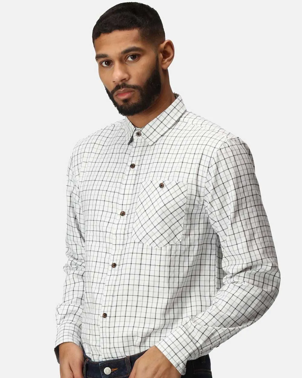 Regatta Tattersall Check Shirt Workwear Button Shirts