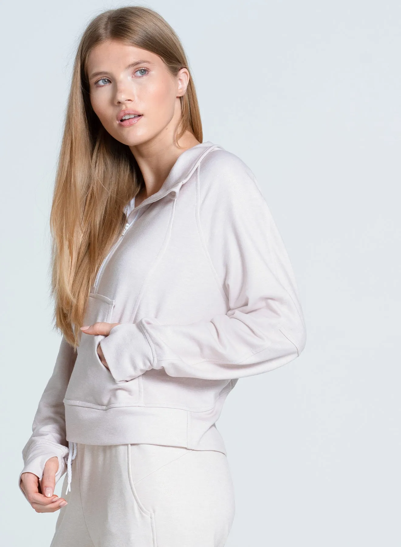 Feel the Energy Renew Heather 1/4 Zip Long Sleeve