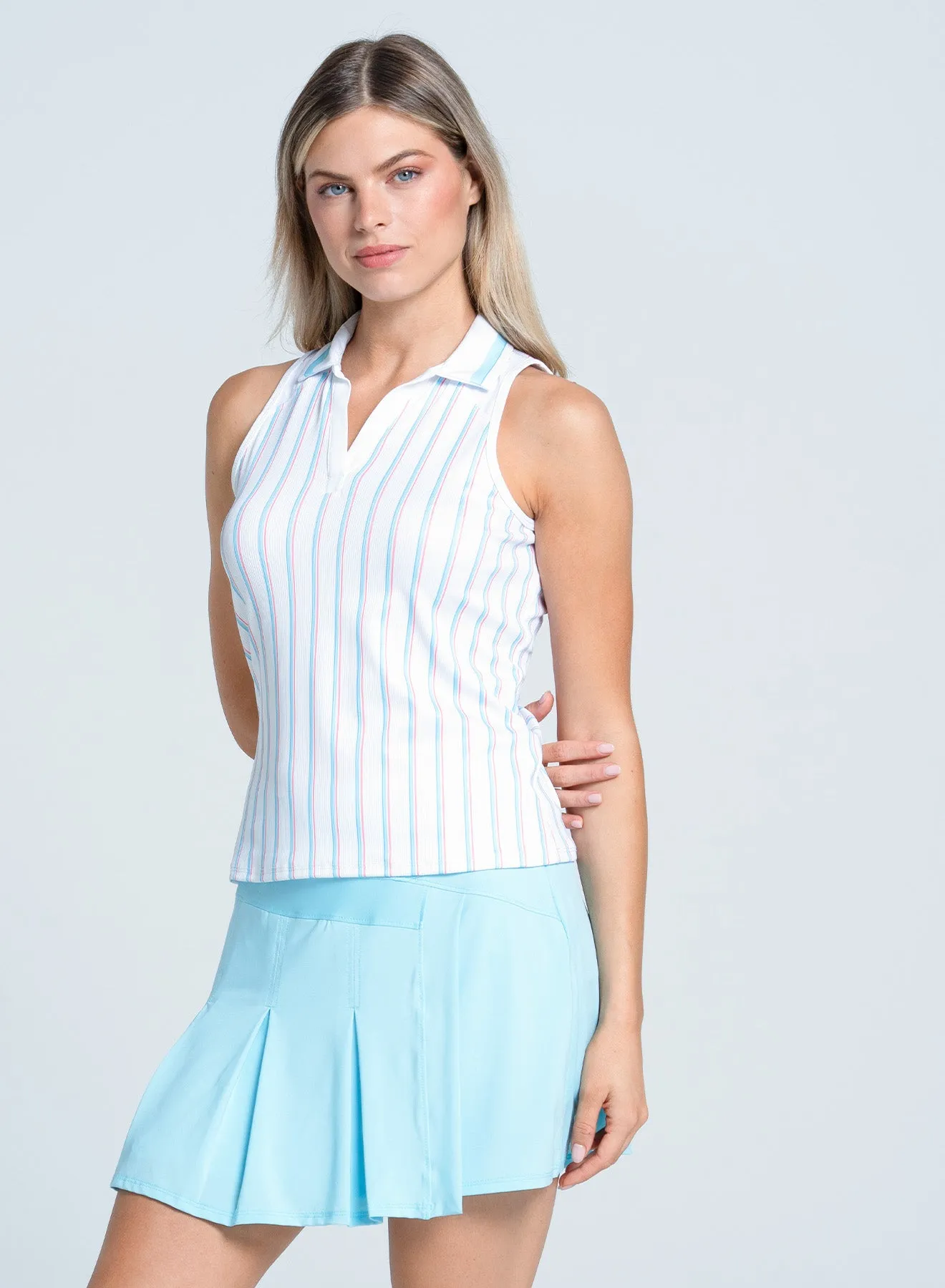 No Limits, Just Style Dress from the Feet Up Retro Stripe Polo
